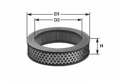 Повітряний фільтр CLEAN FILTERS MA401 Renault Trafic, Megane, Espace 1444K7, 5004263, 7549226