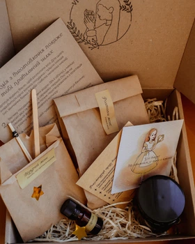 Набор для создания двух соевых свеч VI&WARM DIY BOX