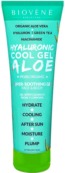 Biovene Hyaluronic Cool Gel Aloe Super-Soothing Gel Face y Body 200 мл (8436575094892)