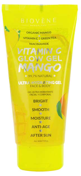 Żel do ciała Biovene Vitamin C Glow Gel Mango Ultra-Hydrating Gel Face y Body 200 ml (8436575094885)