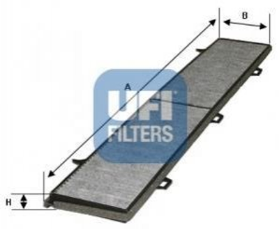 Фильтр салона UFI 5415400 BMW 3 Series, 1 Series, X1 64316962549, 64316962553, 64319142115