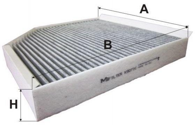 Фільтр салону M-FILTER K9071C Audi A7, A8, A6, Allroad 4H0819439