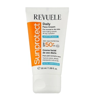Солнцезащитный крем для лица и тела Revuele увлажняющий SPF50+ 50 мл 5060565106574