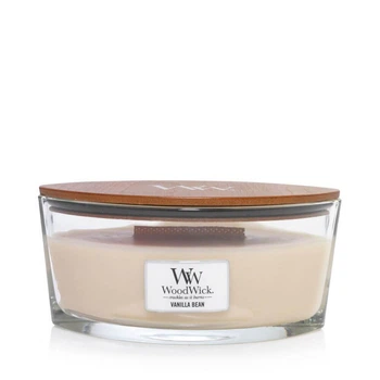 Ароматическая свеча с ароматом чистой ванили Woodwick Vanilla Bean (453 г)
