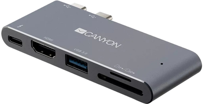 Wieloportowa stacja dokująca Canyon 5 w 1 USB typu C (CNS-TDS05DG)