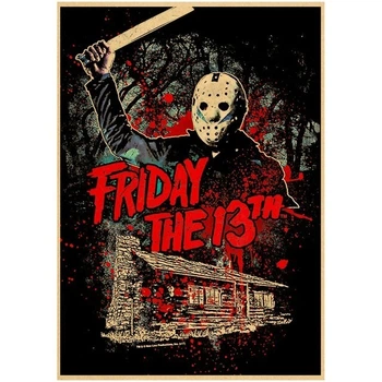 Металевий постер "Friday the 13th", 25см*18см , p-128