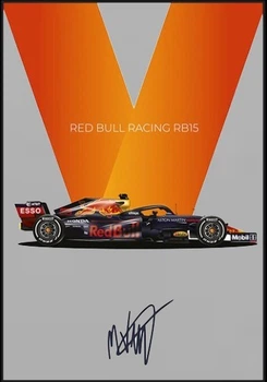 Металевий постер "Red Bull Racing", 25см*18см , p-113