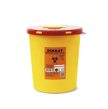 Контейнер для медицинских отходов Afacan Plastik 7 л, желтый