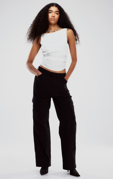 Жіночі штани карго H&M (56164) XS Чорні