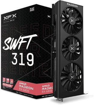 Видеокарта AMD Radeon RX 6800 16GB GDDR6 Speedster SWFT 319 XFX (RX-68XLAQFD9)