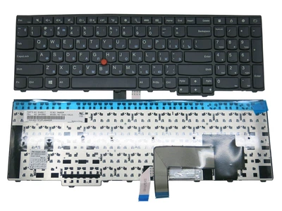 Клавіатура для Lenovo ThinkPad E540, T540, E531, L540, W540, W541, T550, T560, L560, W550 — чорна RU, з поінтстіком