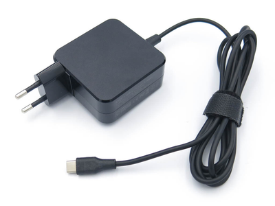 Блок живлення для Apple, Asus, HP, Dell, Lenovo, Samsung, Xiaomi Type-C (USB-C) 45W (5V, 9V, 12V, 15V, 18V, 20V) 2.25 A Max. Квадратний. (66555)