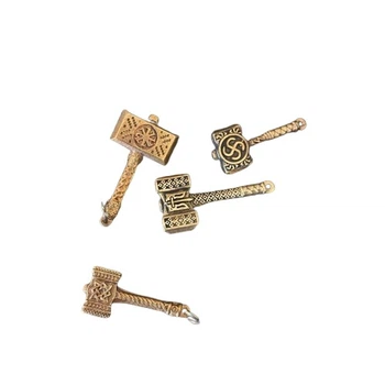 Подвески брелоки молоты из латуни Gorillas Accessories