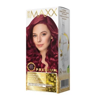 Фарба для волосся MAXX Deluxe 5.65 Гранатово-червоний 110 мл