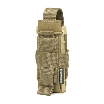 Підсумок для пістолетного магазину (закритий) Dozen Pistol Magazine Pouch Plastic Frame "Coyote"