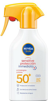 Сонцезахисний спрей Nivea Sensitive F50 Pistola 270 Antialergias Solares 300 мл (4005900908841)