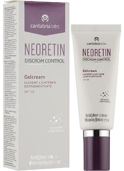 Zestaw przeciwsłoneczny Neoretin Discrom Control Gel Cream SPF 50 40 ml Set 5 Pieces (8436574362671)