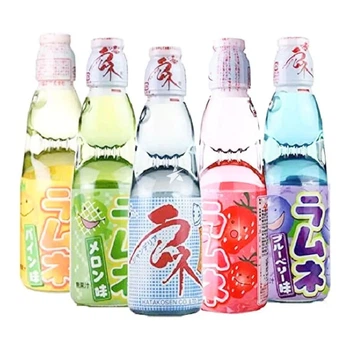 Напій сильногазований Рамуне Hatakosen Ramune Soda 200 мл Assorted Flavour (Сет із 5 напоїв)