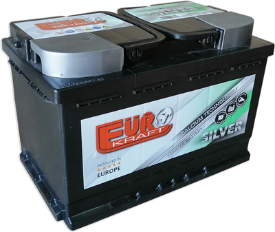 Аккумулятор автомобильный Monbat EUROKRAFT SILVER 75 А/час (-/+) EN720 (СТ-00147095)
