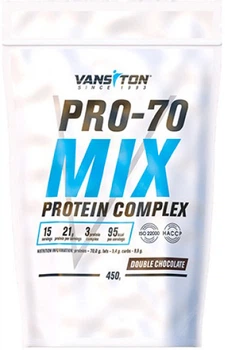 Протеїн Vansiton Protein Pro-70 порошок 450 г Double Chocolate (4820106592928)