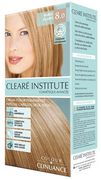 Farba kremowa z utleniaczem Cleare Institute Colour Clinuance 8.0 Light Blonde 170 ml (8429449031208)