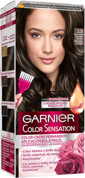 Farba kremowa z utleniaczem Garnier Color Sensation 3 Dark brown 110 ml (3600541176393)