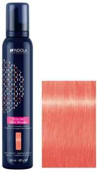 Utrwalacz do włosów Indola Color Style Mousse Soft Apricot 200 ml (4045787604016)