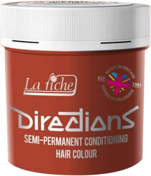 Farba kremowa bez utleniacza do włosów La Riche Directions Semi-Permanent Conditioning Hair Colour Flame 88 ml (5034843001288)