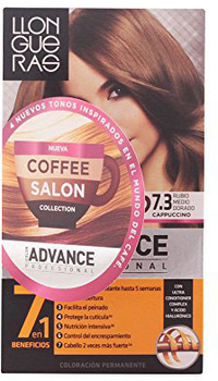 Крем-фарба для волосся з окислювачем Llongueras Color Advance Coffee Salon Collection Hair Colour 7.3 Medium Golden Blond 125 мл (8411126044410)