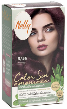 Farba kremowa bez utleniacza Tinte Pelo Nelly S-Amoniaco 6.56 Granate 60 ml (8411322244485)