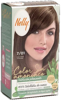 Farba kremowa bez utleniacza Tinte Pelo Nelly S-Amoniaco 7.01 Rubio Ceniza 60 ml (8411322244508)