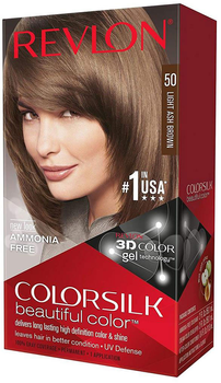 Крем-фарба для волосся без окислювача Revlon Colorsilk Ammonia Free 50 Light Ash Brown 60 мл (309978695509)