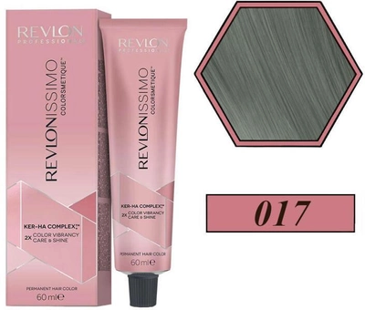 Крем-фарба для волосся з окислювачем Revlon Professional Revlonissimo Colorsmetique Pure Colors 017-Bronze Grey 60 мл (8007376057241)