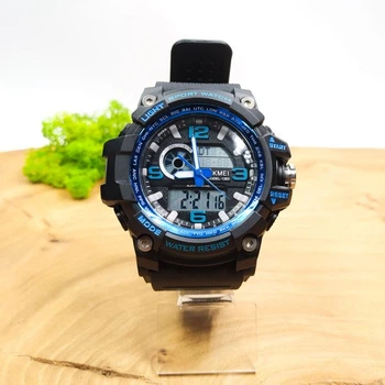 Наручний спортивний годинник з вологозахистом Skmei 1283 Blue