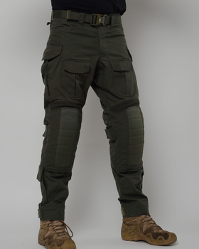 Тактические штурмовые штаны UATAC Gen 5.2 XXL Олива с наколенниками