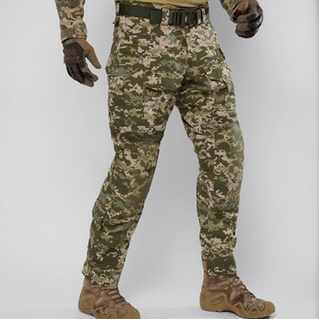 Тактические штурмовые штаны UATAC Gen 5.2 M Пиксель Pixel с наколенниками (Omni-Heat)