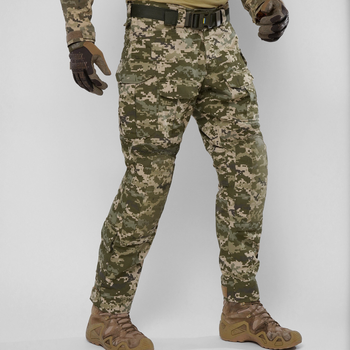 Тактические штурмовые штаны UATAC Gen 5.2 XL Пиксель Pixel с наколенниками (Omni-Heat)