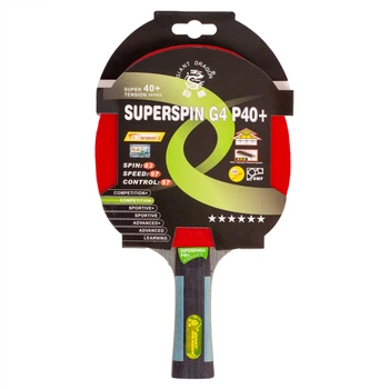 Ракетка для настольного тенниса Giant Dragon SUPERSPIN G4" ST12601P40+ 6* (00045872)