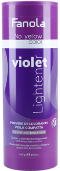 Освітлювач для волосся Fanola No Yellow Color Compact Violet Bleaching Powder 450 г (8008277761039)