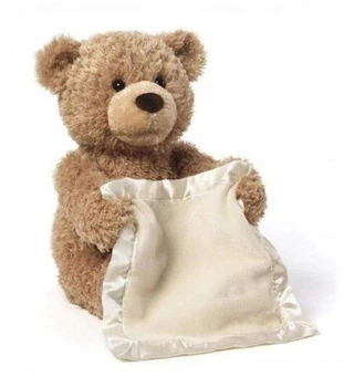 Детская интерактивная игрушка плюшевый мишка Peekaboo Bear, 30 см