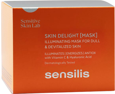 Маска для обличчя Sensilis Skin Delight Освітлювальна та антиоксидантна дія 150 мл (8428749768005)