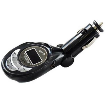 FM-трансмиттер RIAS KD-21 USB SD AUX пульт ДУ (2_002627)