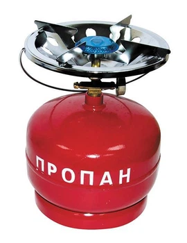 Газовый баллон туристический Турист с горелкой 5L Red (3_02876)