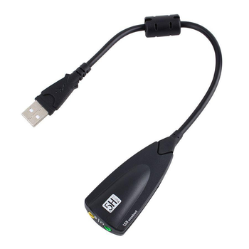 Звуковая карта 5Hv2 внешняя 3D 7.1 Black (3_01894)