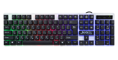 Клавіатура Jedel K500+ з підсвічуванням USB White (3_00881)