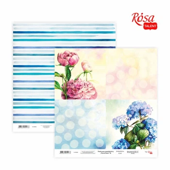 Папір для скрапу 30,5х30,5 см 200г Floral Poem-16