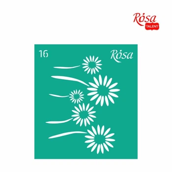 Трафарет универсальный Rosa Talent 9х10см №16