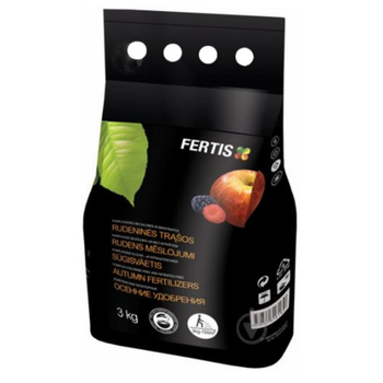 Добриво осіннє NPK 5-15-25 Fertis 3 кг/3 кг