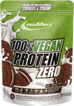Протеин IronMaxx 100% Vegan Protein Zero 500 г Печенье и Крем (4260648131900)