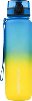 Пляшка для води UZSPACE Gradient 3038 1000 мл Жовто-блакитна (6955482333044)